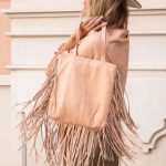 Jill Fringe Bolso Nude