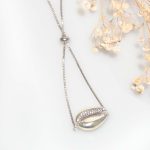 PULSERA COWRIE CHAIN PLATA
