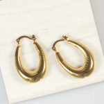 PENDIENTES TIGRIS HOOPS