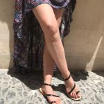 TRIO BLACK SANDALS