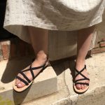 JANICE BLACK SANDALS