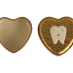 Caja corazón Mis dientes- DORADO MAILEG
