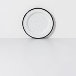 Enamel Yaya small deep plate Ø18 cm