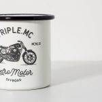 Bowl Mug enamel Motor