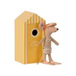 Ratoncita en Caseta Playa - Big Sister (12cm)-MAILEG.