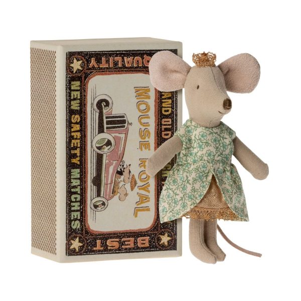 Princess mouse, Little sister in matchbox (11cm)- MAILEG.