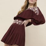 ARAUCARIA FALDA MINI BURGUNDI