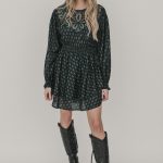 AINA VESTIDO MINI ESMERALDA