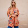 GARDEN CORAL REVERSIBLE KIMONO JACKET - Image 6