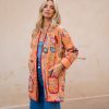 GARDEN CORAL REVERSIBLE KIMONO JACKET - Image 5