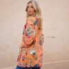 GARDEN CORAL REVERSIBLE KIMONO JACKET - Image 4