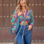 SHIVA TIE TOP TURQUOISE