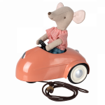 Mouse Car Maileg rose