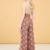 VULP PANTALÓN ESTAMPADO CON BORDADO BROWN - Imagen 4