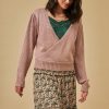 LUANA ROSE LUREX CROSS OVER SWEATER - Image 4