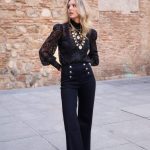 MARAIS BLACK CROPPED JEANS