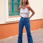WOODSTOCK FLARED JEANS BLUE