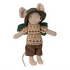 Maileg Hiker Mouse with Hat - Image 2