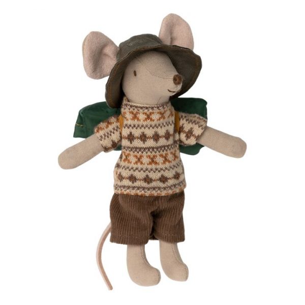 Maileg Hiker Mouse with Hat