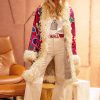 ANKOR BOHEMIAN DOUBLE FACE FUR COAT WITH HAND EMBROIDERY - Image 5