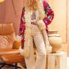 ANKOR BOHEMIAN DOUBLE FACE FUR COAT WITH HAND EMBROIDERY - Image 3