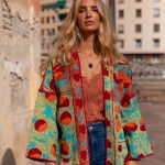 KERALA CHAQUETA KIMONO VINTAGE BORDADA