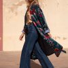 THE VELVET UNDERGROUND  MAXI KIMONO GARDEN  INDIGO - Imagen 6