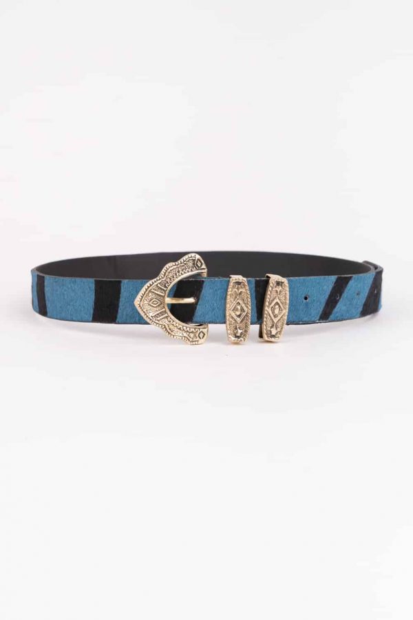 THE FEZ BELT BLUE