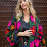 SUZANI NAHLA BLACK PINK FLOWER