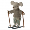 Winter mouse with ski set, Big sister - Image 3