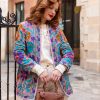 THE HENDRIX VELVET EMBROIDERED JACKET BLUSH - Imagen 3