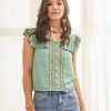 CALAS BLUSA CON BORDADO GREEN - Imagen 3