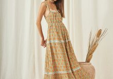 SUMIE VESTIDO LARGO DE TIRANTES ESTAMPADO