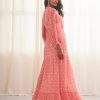 AMUT LONG SLEEVE MAXI DRESS WITH PINK PRINT - Image 5