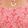 NIX LONG SLEEVE MINI DRESS PRINTED WITH EMBROIDERY PINK - Image 4