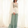 SAFEK STRAPLESS TOP WITH IVORY EMBROIDERY - Image 2