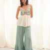 SAFEK STRAPLESS TOP WITH IVORY EMBROIDERY - Image 3