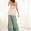 SAFEK STRAPLESS TOP WITH IVORY EMBROIDERY - Image 5