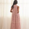 SAKURA SHIRT DRESS MAXI PRINT PINK - Image 6