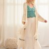 SATIS MAXI SKIRT WITH IVORY EMBROIDERY - Image 2