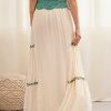 SATIS MAXI SKIRT WITH IVORY EMBROIDERY - Image 4