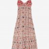 YURI STRAPLESS MAXI DRESS WITH PINK EMBROIDERY - Image 5