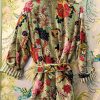 THE VELVET UNDERGROUND REVERSIBLE KIMONO GARDEN VERT - Imagen 2