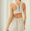 SALAK LONG STRIPED HALTER NECKLINE DRESS - Image 4