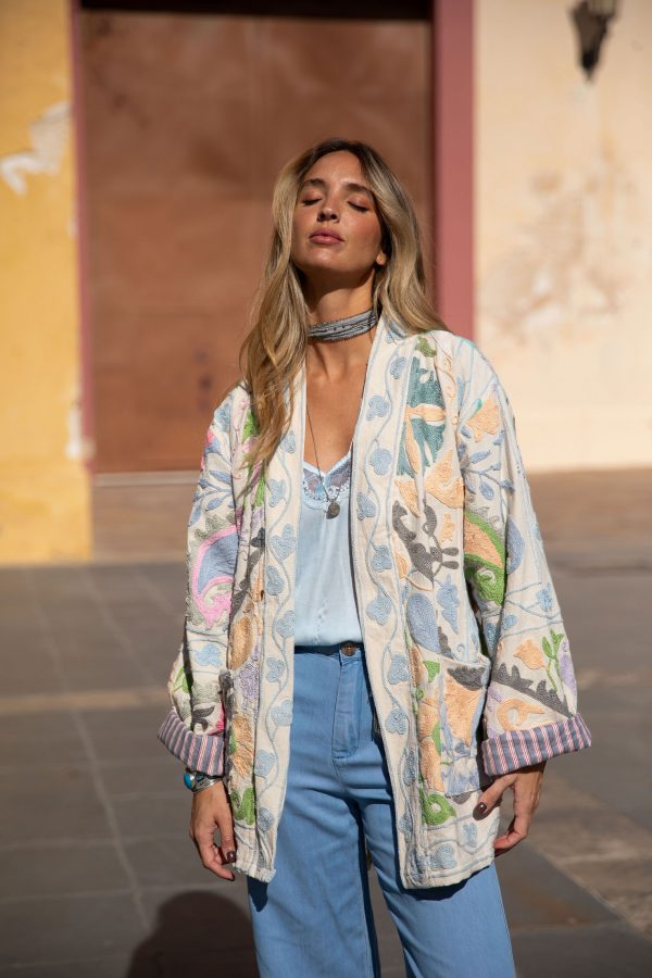 SUZANI LIMITED EDITION KIMONO  PASTEL 3