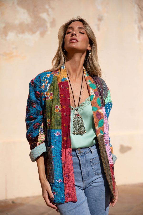 INDIRA PATCHWORK KIMONO