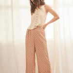 POISON PANTALÓN PALAZZO ESTAMPADO CHERRY