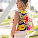 VISHNU BEIGE MULTICOLOR CHALECO