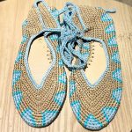 INDIE CROCHET BALLERINAS ECRU