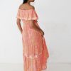 MEXICAN MIRRORS MAXI DRESS ORANGE - Image 2